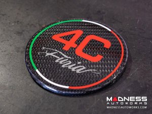 Alfa Romeo 4C Carbon Fiber Fuel Door - Furia - Red